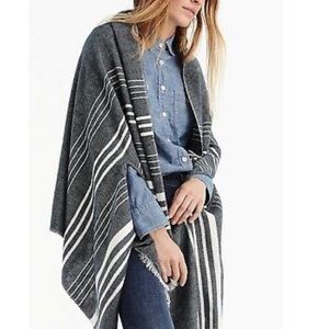 J.CREW Striped Cape Scarf